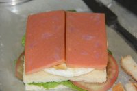 雞蛋火腿三明治制作全過程方法 雞蛋火腿三明治制作全過程方法