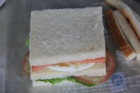 雞蛋火腿三明治制作全過程方法 雞蛋火腿三明治制作全過程方法