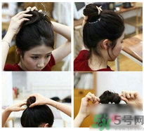 韓式簡單丸子頭扎法 今年流行丸子頭你會(huì)嗎？