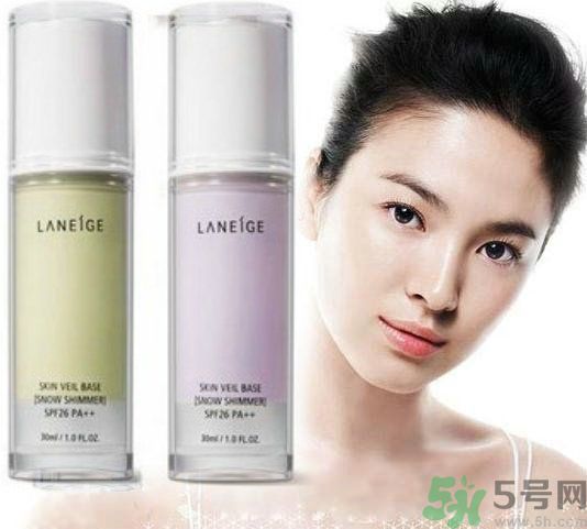 膚色偏黃蘭芝的隔離霜選幾號好？蘭芝隔離霜好不好？