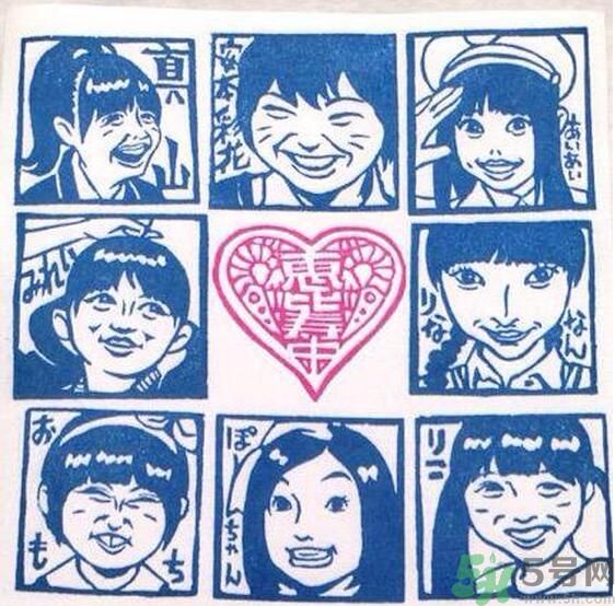 幫圖章上色，同個(gè)模板不同風(fēng)情。