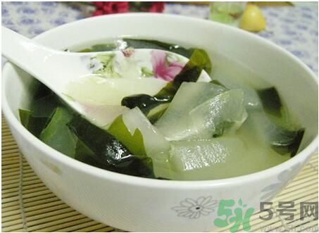 冬瓜和海帶一起吃能降火嗎？冬瓜能和海帶一起吃嗎？