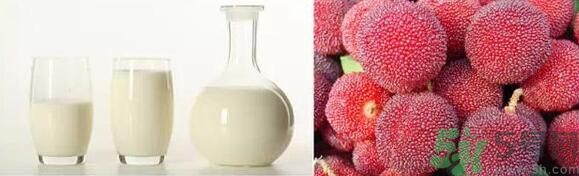 楊梅可以和牛奶一起吃嗎？牛奶能和楊梅一起吃嗎？