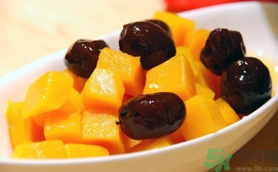 南瓜和紅棗可以一起煮嗎？南瓜和紅棗一起吃好嗎？