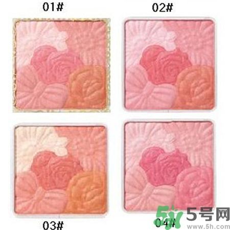canmake花瓣腮紅色號(hào)對(duì)比圖？canmake五色花瓣腮紅試色