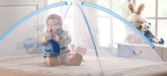 寶寶用什么顏色的蚊帳好？寶寶蚊帳的挑選方法