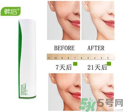 韓后茶蕊嫩白系列怎么樣？韓后茶蕊baby白好用嗎？