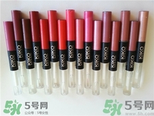 kiko雙頭唇釉色號(hào) kiko雙頭唇彩試色圖