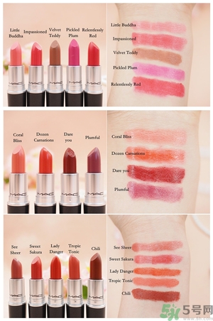 mac魅可口紅顏色哪個好看？魅可口紅哪個色比較火