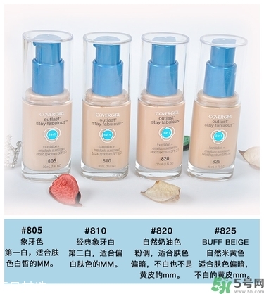 封面女郎covergirl三合一粉底液色號(hào)試色及多少錢(qián)一瓶