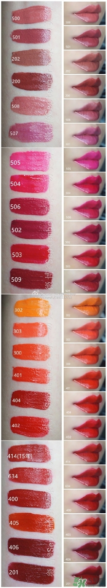 阿瑪尼紅管怎么樣?阿瑪尼紅管試色大全