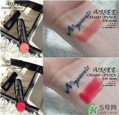 visee口紅怎么樣？visee口紅試色