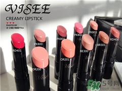 visee口紅怎么樣？visee口紅試色