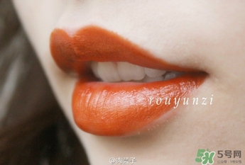 hm南瓜色口紅色號 hm臟橘色唇膏試色圖 hm南瓜色口紅色號 hm臟橘色唇膏試色圖