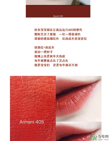 阿瑪尼南瓜色是幾號色？阿瑪尼南瓜色試色