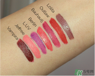 kvd液體唇膏色號 kvd液體唇膏試色圖 kvd液體唇膏色號 kvd液體唇膏試色圖