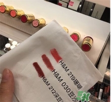 hm唇膏色號(hào) hm口紅試色 hm唇膏色號(hào) hm口紅試色