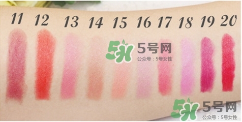 新西蘭km口紅色號(hào) 新西蘭km口紅試色圖 新西蘭km口紅色號(hào) 新西蘭km口紅試色圖