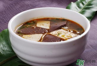 豬血和豆腐能一起吃嗎？豬血可以和豆腐一起吃嗎？