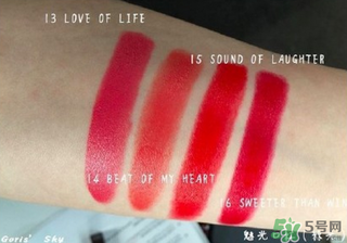 three口紅色號(hào) three口紅試色 three口紅色號(hào) three口紅試色