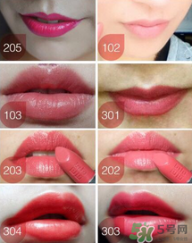紀梵?？诩t哪個色好看？紀梵希口紅試色