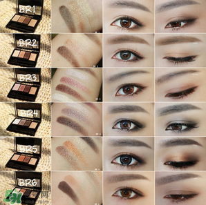 kate眼影哪個(gè)色號(hào)好？kate眼影br2和br3上妝