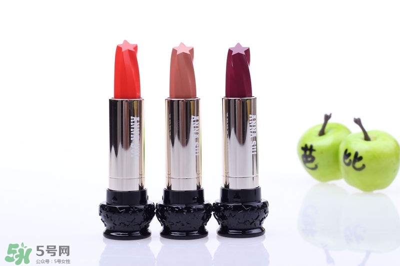 安娜蘇星星口紅哪個色最好？安娜蘇星星口紅試色