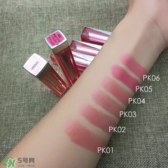 美寶蓮好氣色輕唇膏哪個顏色好看？美寶蓮好氣色輕唇膏試色