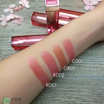 美寶蓮好氣色輕唇膏哪個顏色好看？美寶蓮好氣色輕唇膏試色