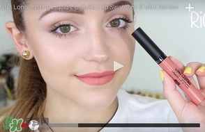 ofra miami fever南瓜色口紅色號(hào) ofra南瓜色口紅試色