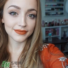 ofra miami fever南瓜色口紅色號(hào) ofra南瓜色口紅試色