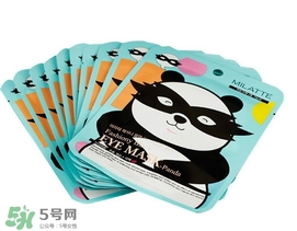 milatte黑熊家族眼膜怎么用？黑熊家族眼膜使用方法