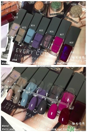 three2017春季彩妝有哪些？three2017春季彩妝試色