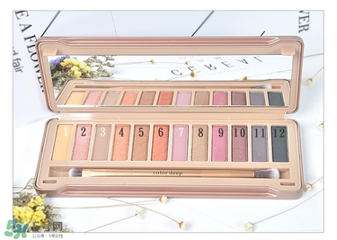 color deep眼影怎么樣？色號(hào)試色圖