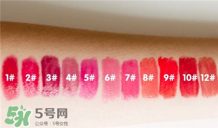 Clio少女之吻唇釉色號 Clio少女之吻唇釉試色 Clio少女之吻唇釉色號 Clio少女之吻唇釉試色