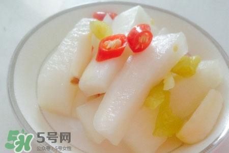 孕婦能吃腌蘿卜嗎？孕婦可以吃腌蘿卜嗎？