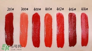 阿瑪尼唇釉試色 阿瑪尼唇釉試色大全集