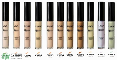nyx遮瑕液色號試色 nyx遮瑕液不同顏色功效作用 nyx遮瑕液色號試色 nyx遮瑕液不同顏色功效作用