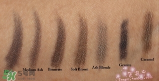 anastasia眉筆色號(hào)試色 anastasia眉筆試色圖 anastasia眉筆色號(hào)試色 anastasia眉筆試色圖