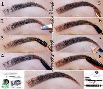 anastasia眉筆色號(hào)試色 anastasia眉筆試色圖 anastasia眉筆色號(hào)試色 anastasia眉筆試色圖