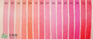 蘭蔻口紅色號(hào)大全,蘭蔻口紅試色圖合集