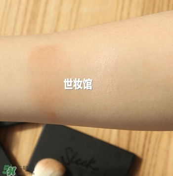 sleek修容粉怎么用？sleek修容粉使用方法