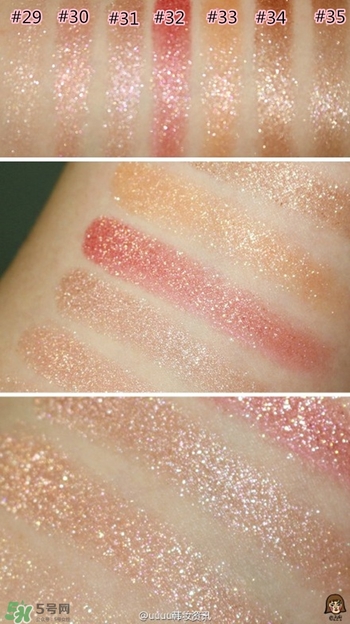 愛(ài)茉莉眼影膏色號(hào)試色 愛(ài)茉莉眼影膏試色圖