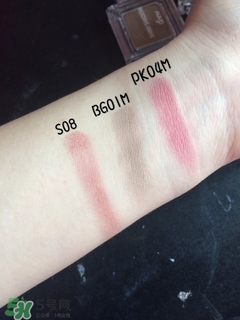 unny眼影膏色號(hào)試色 unny眼影膏試色圖