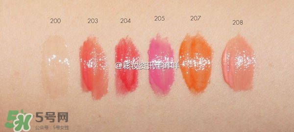 ysl pop water唇釉色號_ysl pop water唇釉試色圖
