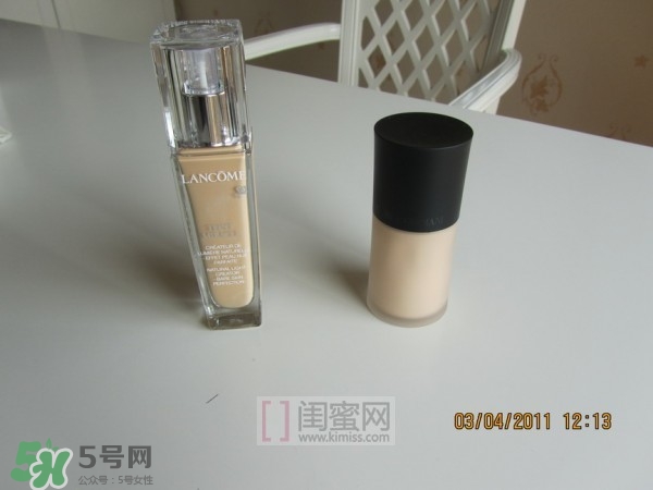 蘭蔻和阿瑪尼哪個好用？蘭蔻和阿瑪尼粉底液對比