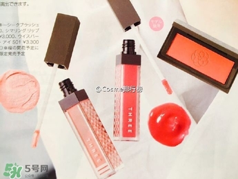 three2017櫻花限量有哪些？three櫻花限量化妝品多少錢