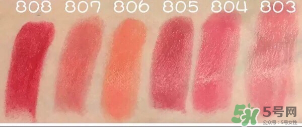 kiko口紅8系色號推薦_kiko口紅8系試色圖