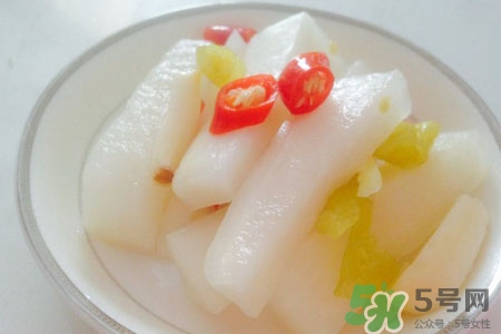 孕婦可以吃酸蘿卜嗎？懷孕了能吃酸蘿卜嗎？