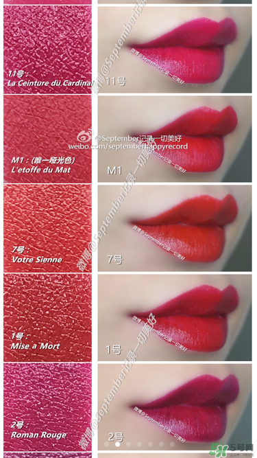 serge lutens蘆丹氏口紅哪個(gè)顏色好看？蘆丹氏鹵蛋口紅經(jīng)典色號(hào)